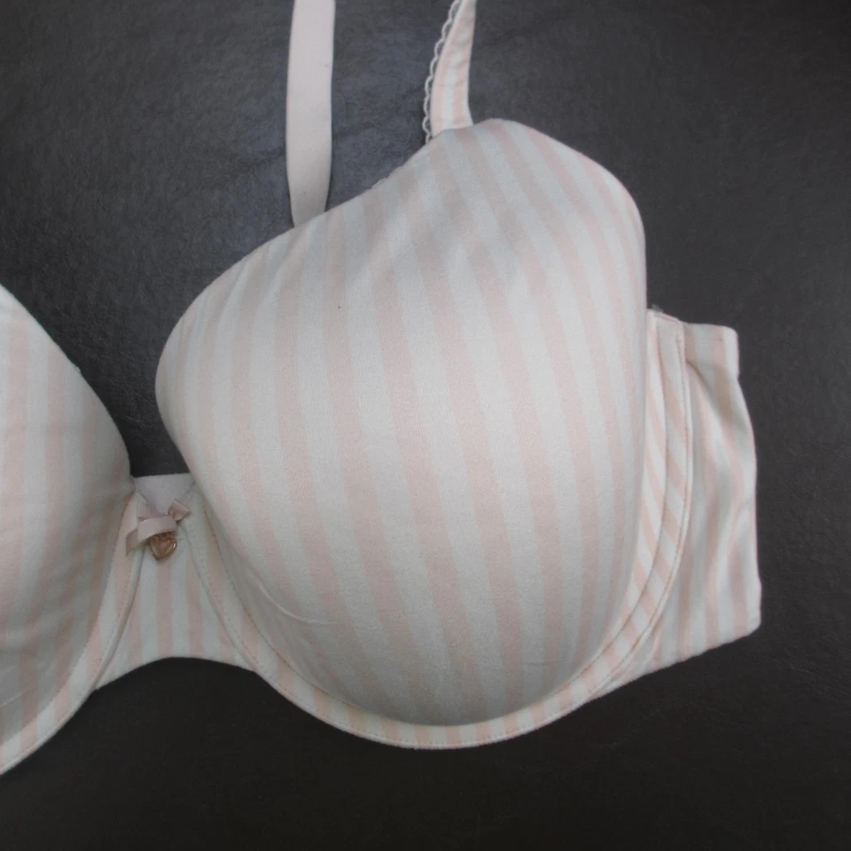 Sutiã feminino Victoria's Secret 38DDD listra rosa corpo por Victoria cobertura perfeita - Imagem 4 de 4