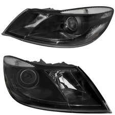 Schwarze Scheinwerfer Set für Skoda Octavia 2 Typ 1Z Facelift 2009–2012
