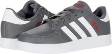Adidas Breaknet Little Kid/Big Kid Grey/White/Scarlet 4.5 Big Kid M New
