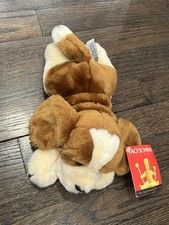 FAO Schwarz Bo Hound Dog 10    Plush Stuffed Animal Basset Hound With Tags Rare
