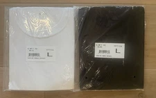 2 Ethika T-shirts. Slim Fit. SIZE LARGE, BLACK AND WHITE. NWT