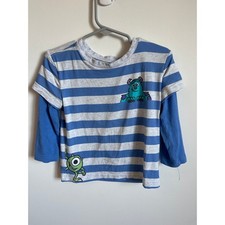 Little Sleepies Monsters Inc Layered Tee 2T
