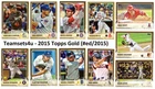 2015 Topps GOLD Set Break #ed/2015 #500-700 Pick Card - Scans of Front and Back