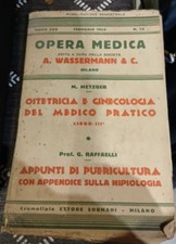 libro medicina ginecologia  ostretica del  1934   ,, rara  edizione