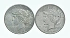 1923-S & 1922 Peace Silver Dollar $1 Bullion Collection Lot *161