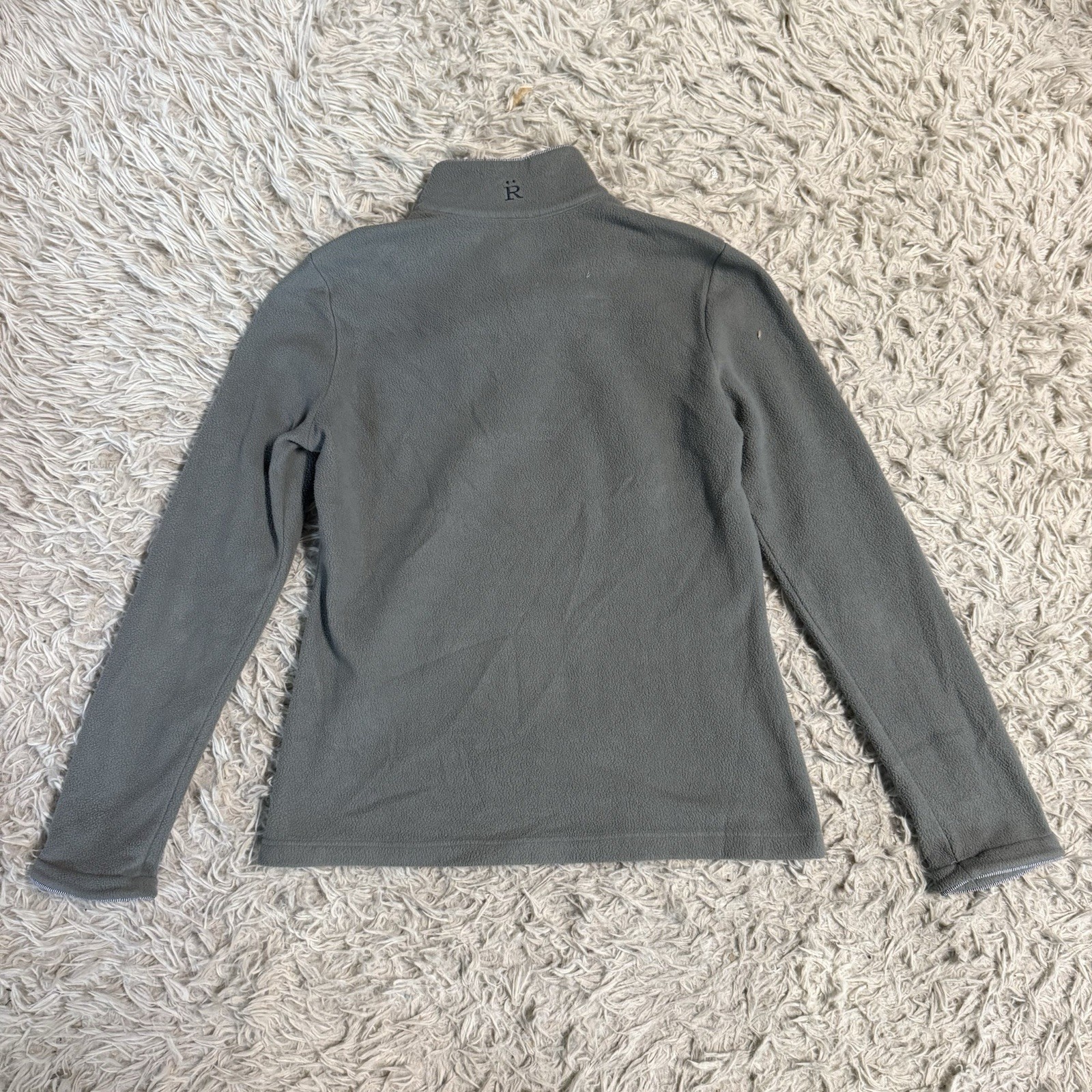 Women’s Small Grey Ronner Sports Horseback Riding Quarter Zip Pullover Sweater