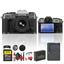 Fujifilm X-T50 Mirrorless Camera with 16-50mm f/2.8-4.8 Lens Charcoal Bundle