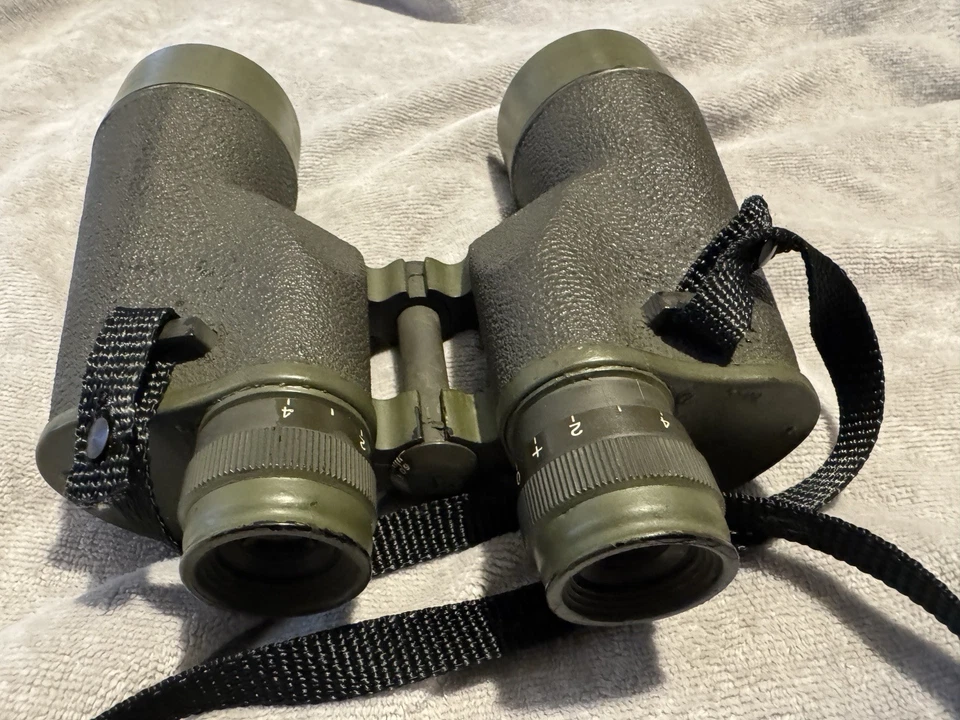 Binoculares M16 7x50 con Estuche Bolsa de Transporte M63AI De Colección Militar Verde Ejército Foto 4 de 4