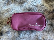 Young Living Essential Oil Case Bag Red Zips 5ml/15ml Bottles Car Pouch Travel