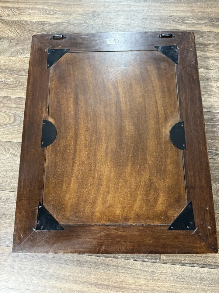 Espejo Madera Two’s Company Madreperla Patrón Flor 24 X 30 Foto 3 de 4