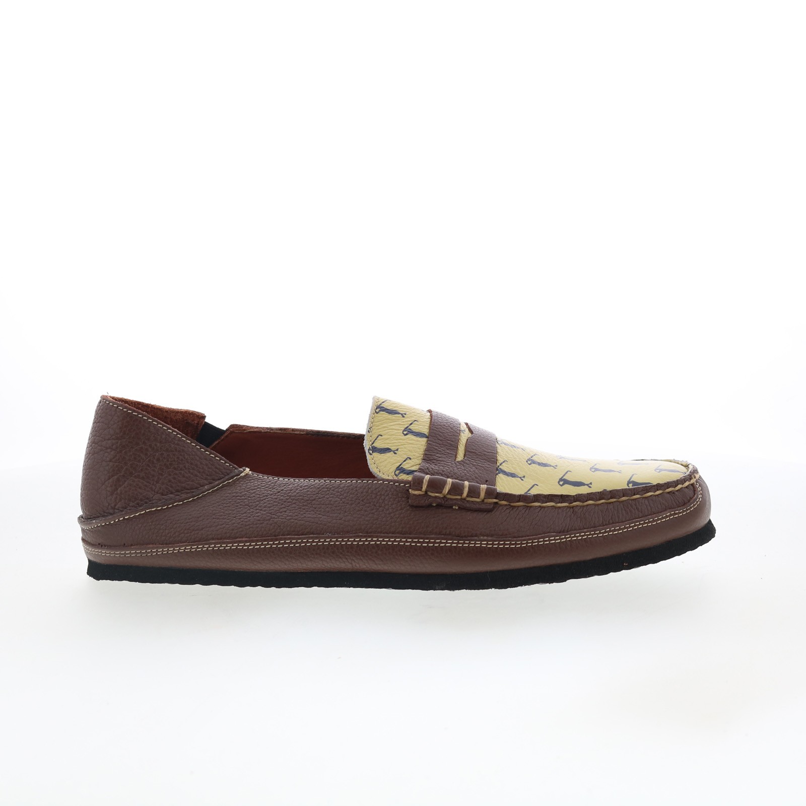 TB Phelps TBP22 Mens Brown Nubuck Slip On Loafers - Slip Ons Penny Shoes 9 54690₽