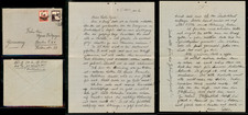 1933 Jewish Letter Tel Aviv to Germany Urgent Escape REICH Era Aliyah History