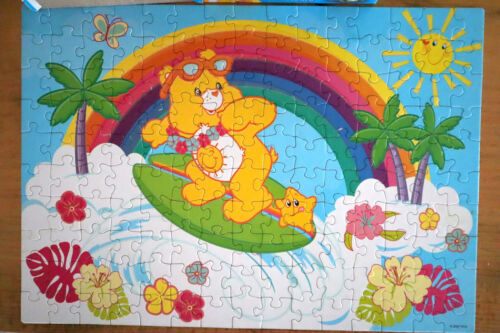 2006 Care Bears Glow Lueur Jigsaw Puzzle 150 pcs 11x16” RoseArt