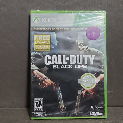 Call of Duty Black Ops (Xbox 360) New Sealed