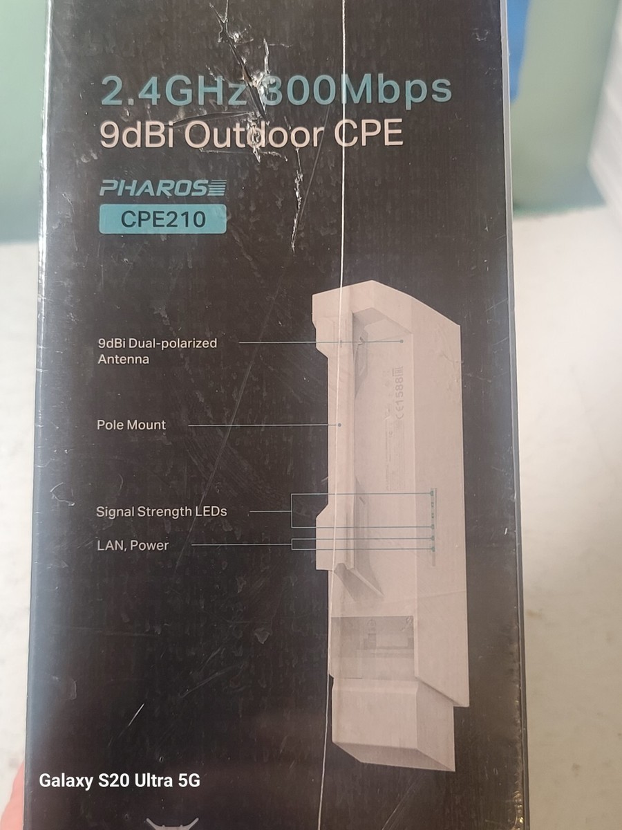 Amplificateur WIFI TP-LINK CPE210, 2.4 GHz, 300 Mbps, Antenne 9dBi, Pharos