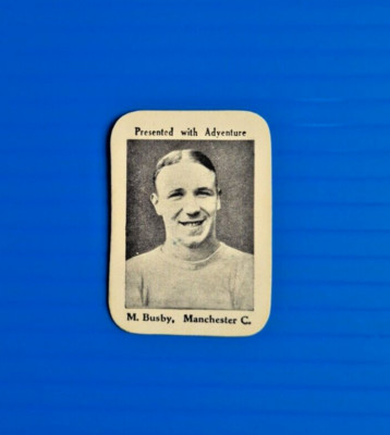 1934 MATT BUSBY D.C. THOMSON/ADVENTURE FOOTBALLERS HUNT THE CUP