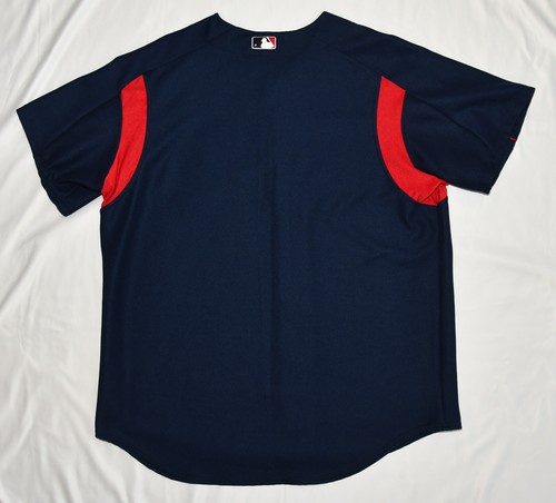 Neuwertig! Majestic AUTHENTIC Collection Atlanta Braves Navy Trikot Gr. XL unbedruckt USA - Bild 12 von 18