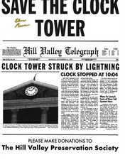 * ELSA RAVEN * signed 8x10 photo * BACK TO THE FUTURE * CLOCKTOWER LADY * COA 1