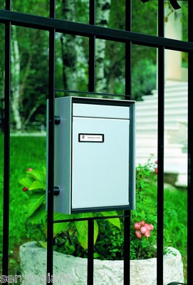 Cassetta Postale Da Esterno ALL TETTO AP ROSSA SILMEC - Alluminio, Tetto Apribile, Dimensioni 25x8.5x37.5 Cm