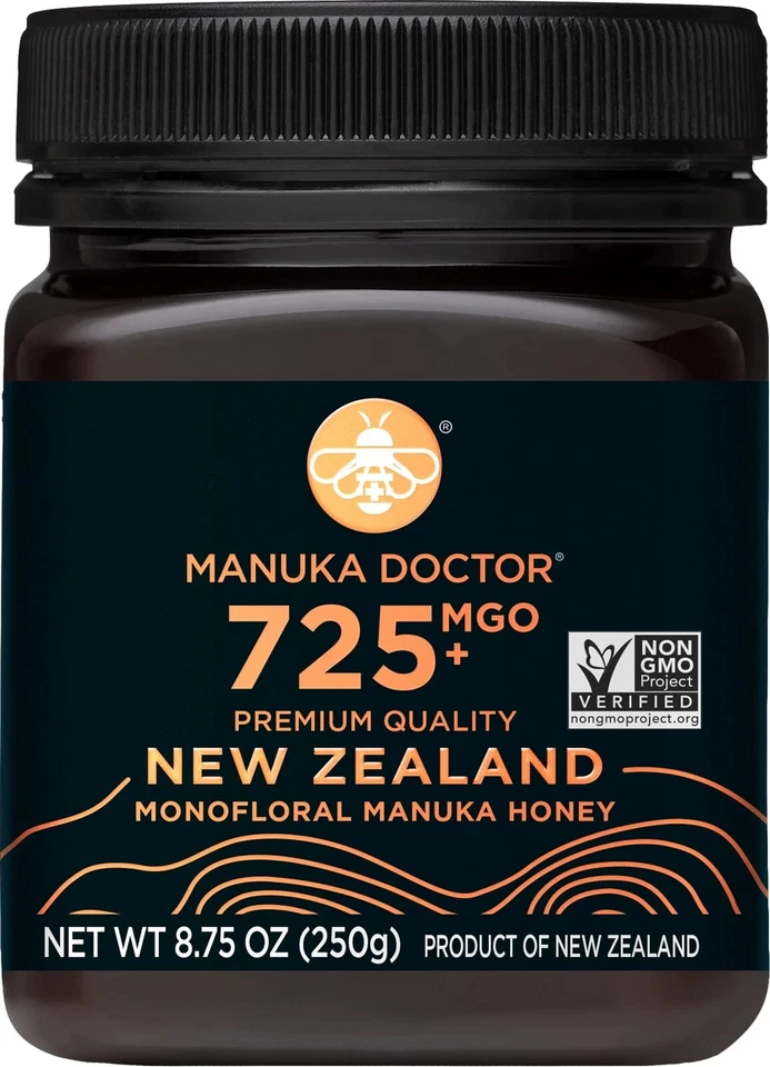 - MGO 725+ Manuka Honey Monofloral 100% Pure New Zealand Honey 250g 10/2026 - Image 2 of 4