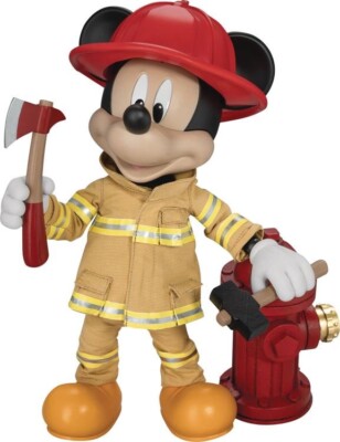 NOV237226: Mickey & Friends Dynamic 8ction Heroes DAH-103 Mickey Mouse (Fireman)