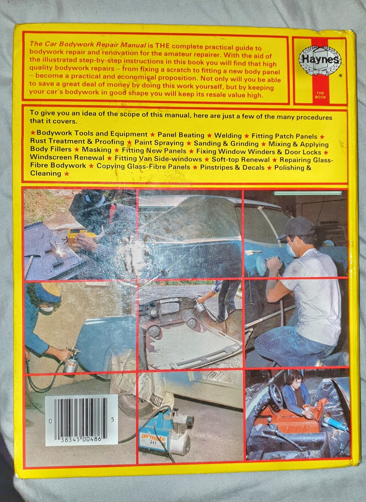 Haynes 'The Car Bodywork Repair Manual' eBay