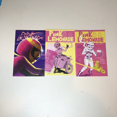 It's Alive Comics Pink Lemonade (3) 2 Cover Variants By Nick Cagnetti