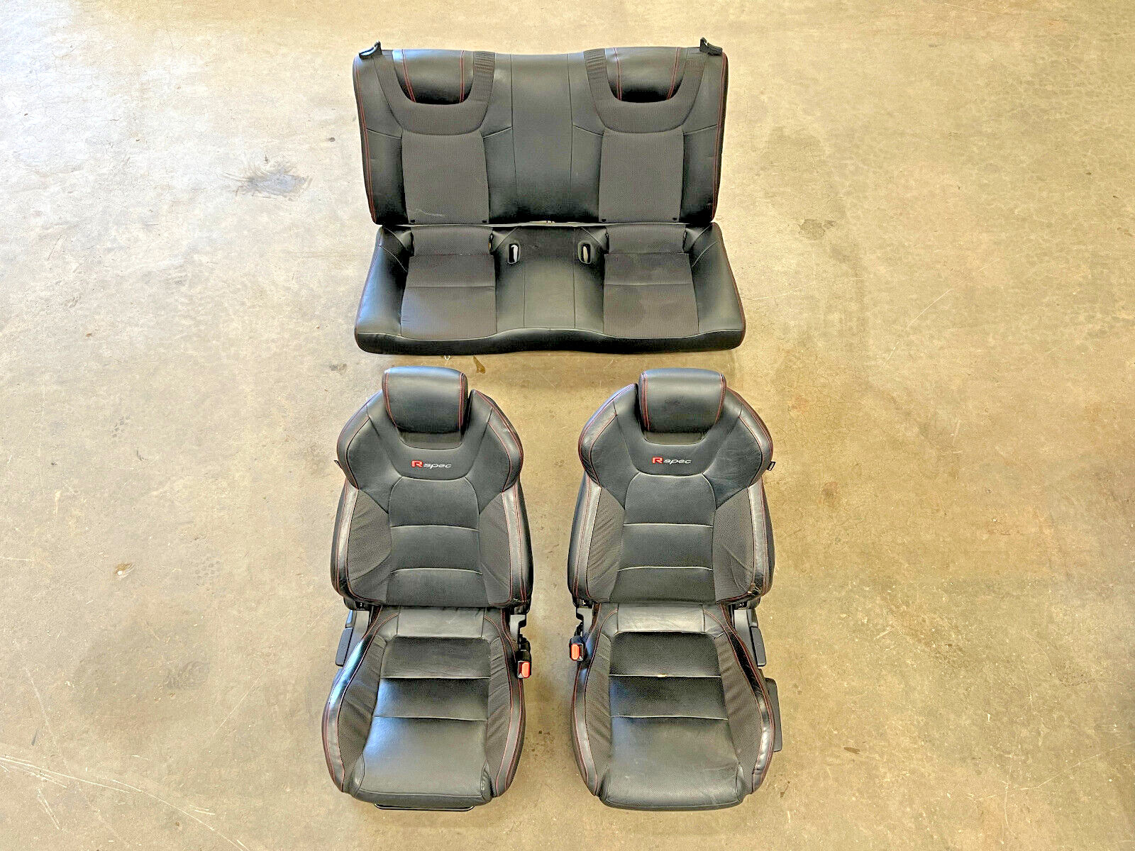 ⭐2013-2016 HYUNDAI GENESIS COUPE R-SPEC INTERIOR FRONT & REAR SEATS OEM LOT2455