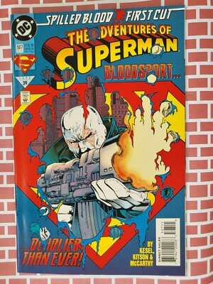 #507 The Adventures of Superman December 1993 Spilled Blood First Cut DC Comics