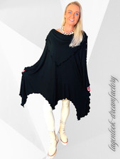 Myo-Lagenlook Long Tunique Pull Jersey Avec Col Pointu 44 46 48 50 52 54 56