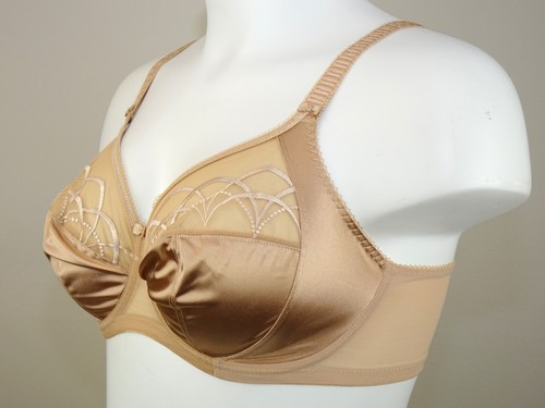 Elomi 4030 Cate Side Support Full Coverage Unlined Underwire Bra US Size 40 L - Picture 2 of 6