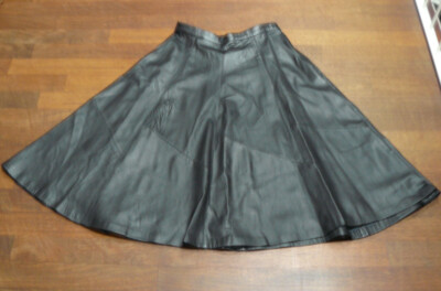NEUw! Wunderschöner Leder-Rock, schwarz, so weich, STUDIO ANZO FIRENZE, Gr. 38