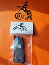 Colt Auto Government, Mustang II .380ACP Checkered Grips w/Medallions