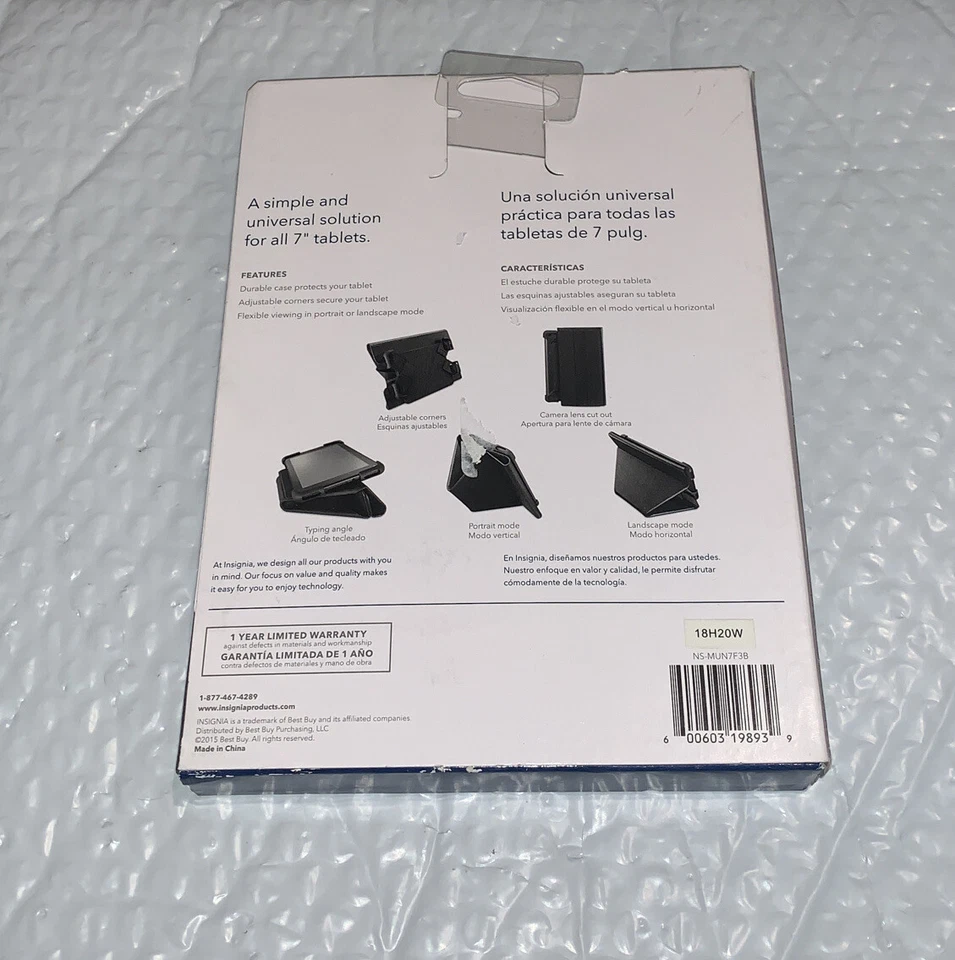 Чехол Insignia FlexView для большинства 7 планшетов черный - Изображение 4 из 4
