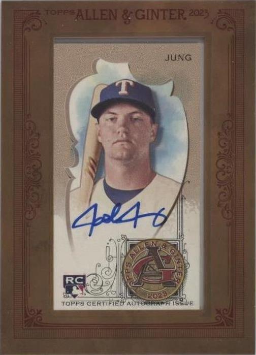 その他 2023 TOPPS ALLEN AND GINTER josh jung 2023 Topps Allen & Ginter - Framed Mini Autographs Josh Jung #MA