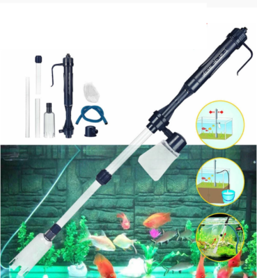 #ad Fish Tank Automatic Water Changer Electric Sand Washer Pump Suction Pump Clean $17.35