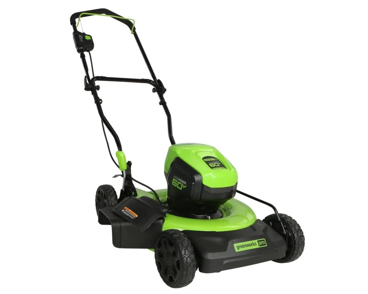 greenworks 60V 19 Inch Cordless Battery Lawn Mower Tool Only