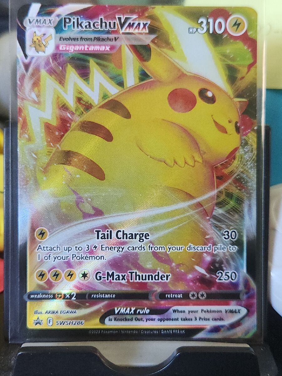 Pikachu VMAX SWSH286 Jumbo Cards Holo for sale online | eBay Pikachu VMAX SWSH286 Jumbo Cards Holo for sale online | eBay
