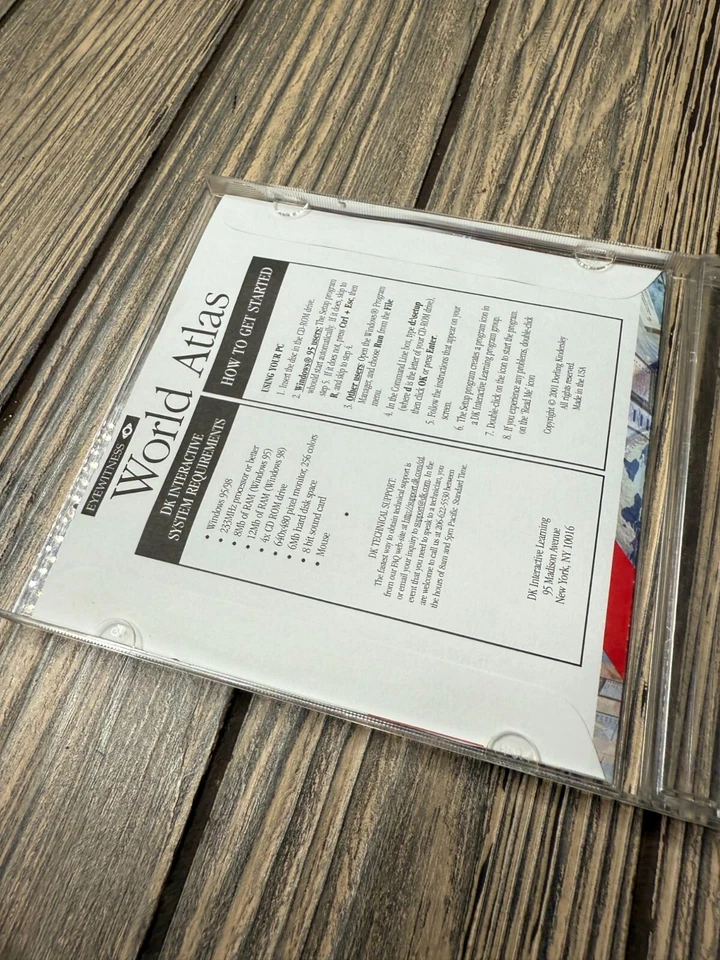 CD-ROM DK Eyewitness World Atlas 1998 Foto 3 de 3
