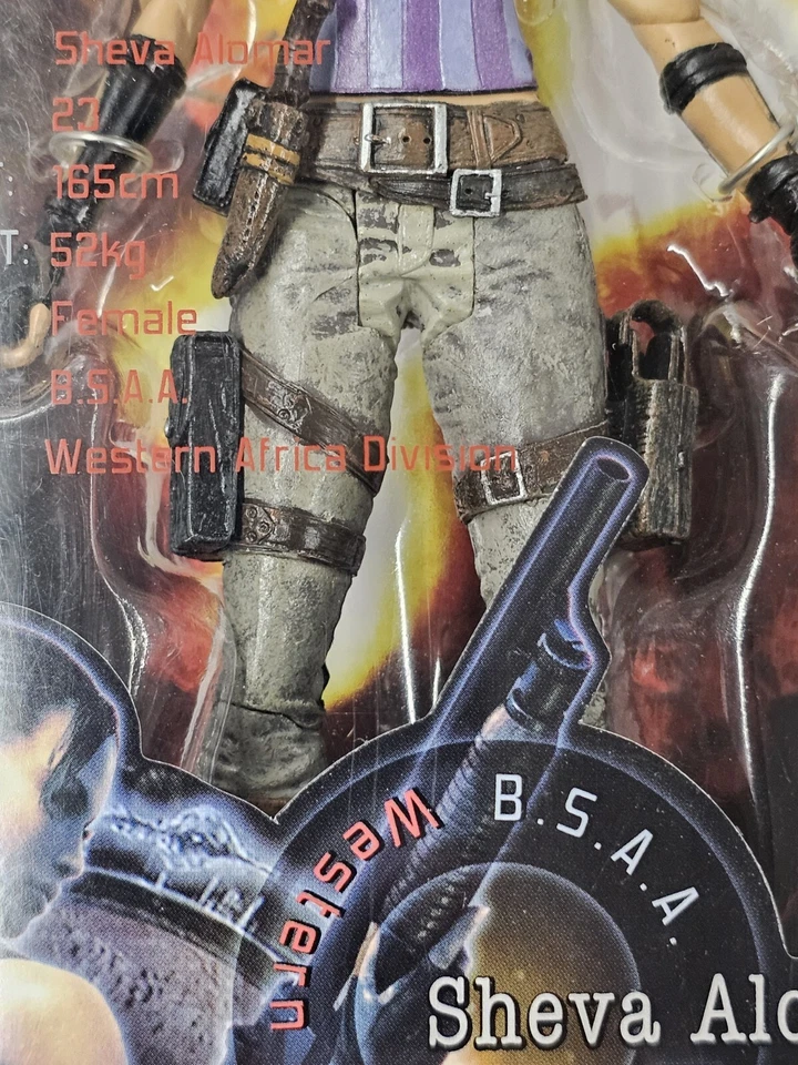 NECA Capcom Resident Evil Sheva Alomar Player Select Action Figure Horror SEALED - Image 4 of 4