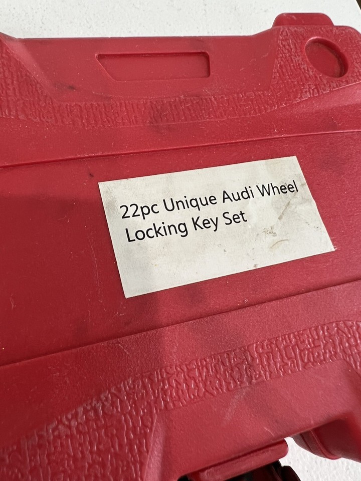 22 Pcs Wheel Locking Key Set Socket Tire Removal Socket Fits Audi Anti
