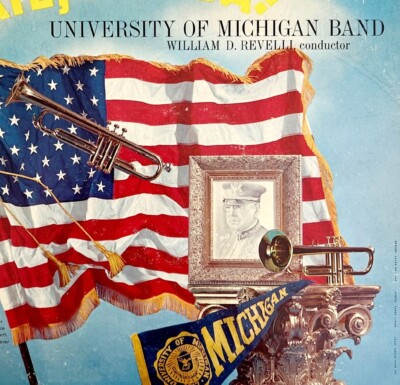 Hail Sousa University Of Michigan Marching Band Vinyl 12'' Record 1968 VRA16