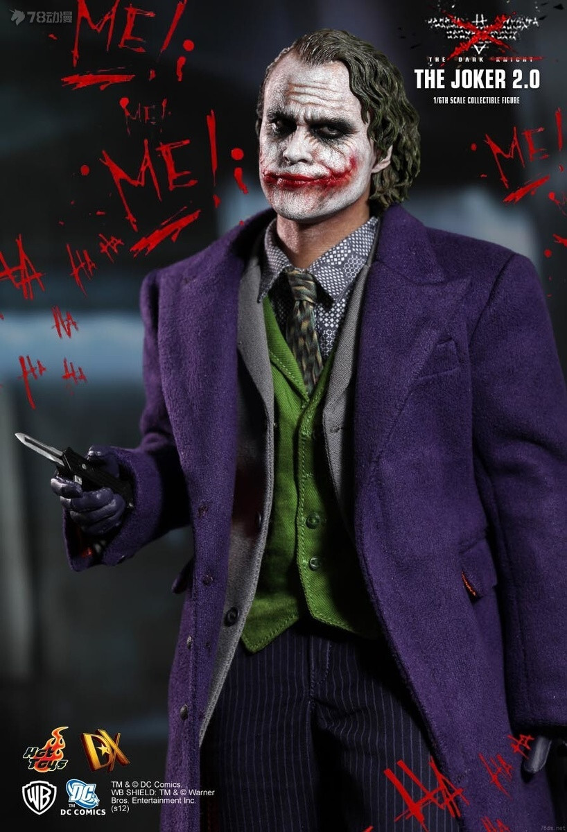 Hot Toys Dx11 1/6 The Dark Knight Joker 2.0 Heath Ledger Hot Toys Dx11 1/6 The Dark Knight Joker 2.0 Heath Ledger