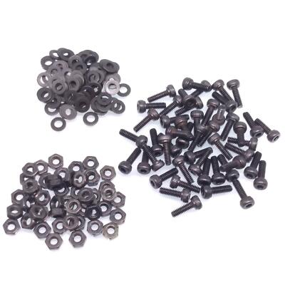 200x M2 x 8mm Socket Head Cap Screws Alloy Steel Allen Socket Drive Nuts Washers