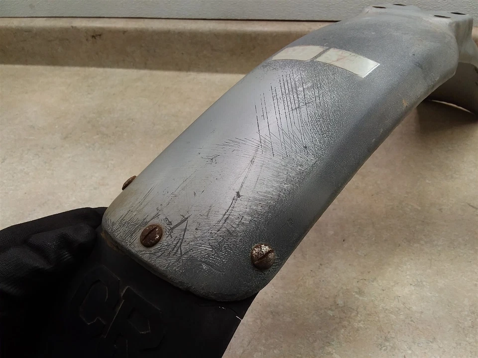 Para-lama dianteiro Honda ELSINORE CR250M CR250-M fabricante de equipamento original 1973 1974 PA AP-330 - Imagem 3 de 4