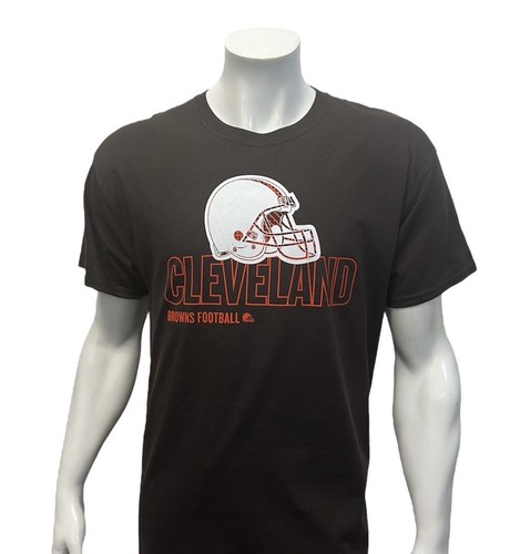 Cleveland Browns Football NFL Team Apparel Brown Orange T Shirt Tee Size Large - Picture 5 of 12