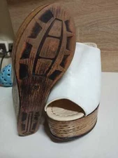 Bayan Terlik Dolgu Topuk Deri