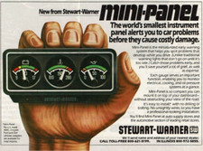 1980 Vintage Print Ad New from Stewart-Warner Mini-Panel Smallest Instrument
