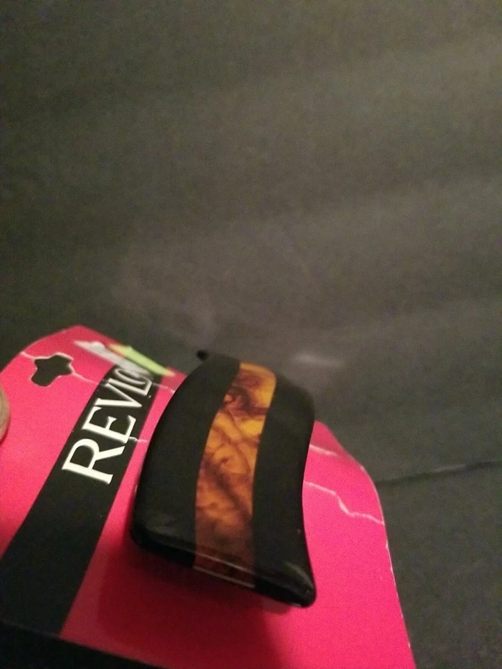Pinza de pelo vintage Revlon pasador #69307 nueva nunca usada nueva de colección mármol onda negra Foto 3 de 3