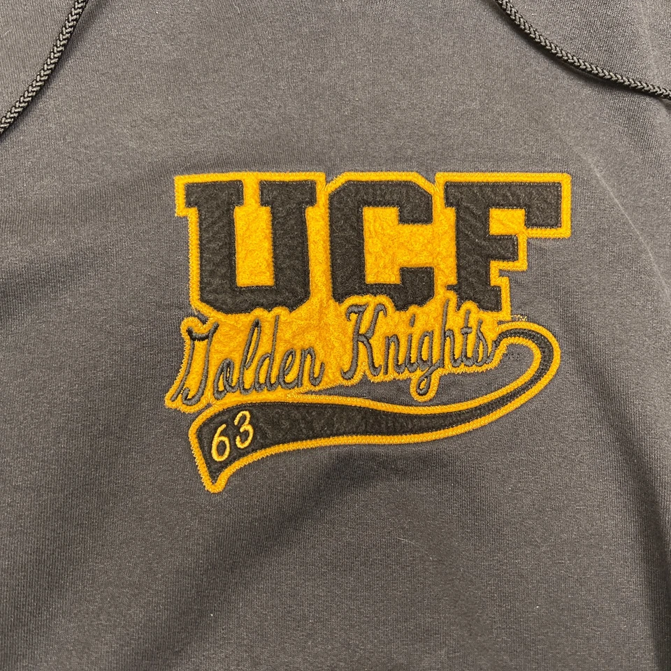 Champion UCF Golden Knights 63 Hoodie Adult Small Pullover Sweatshirt (torn) - Image 4 of 4